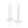 Probeta, P.E., Linea Tekk®, Escala Métrica Blanca, Base Hexagonal Vidrio 50 Ml