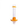 Probeta, P.E., Linea Tekk®, Escala Métrica Azul, Base Plástico C/Bumper 25 Ml