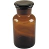 Frasco vidrio ámbar boca ancha 125ml