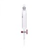 Embudo De Separación Cilíndrico, Tapón Vidrio, Llave Ptfe Graduado 250 Ml